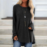4XL 5XL Women Plus Size Tops 2020 Spring Casual Cotton Cashmere Blouse Shirt Solid O-Neck Long Sleeve Tunic Loose Tee Shirt