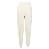 Faux Fleece Fur Jogger Pants Women Beige Lamb Wool Sweatpants Ladies Velvet Trouser Loose Fuzzy Warm Pants