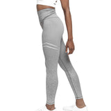 Women Sexy Black Mesh Yoga Pants Gym Striped Printed Leggings Slim Fitness High Waist Leggings Workout 2019