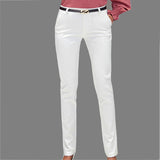 Pencil Pants High Waist Ladies Office Trousers Casual Female Slim Bodycon Pants Elastic