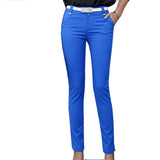 Pencil Pants High Waist Ladies Office Trousers Casual Female Slim Bodycon Pants Elastic